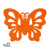 oranje Unieke vlinder onderzetter vilt van mijnonderzetters.nl webshop
