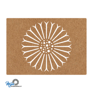 Bestel Vol zonnebloem placemat vilt