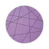 Strak vormgegeven ronde vilt onderzetter met lijnen als motief in de kleur lila bij mijnonderzetters.nl webshop