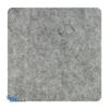 vierkante vilt onderzetter in de kleur gemeleerd grijs bij mijnonderzetters.nl webshop