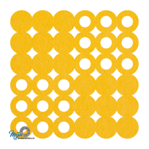 Bestel Open-gesloten rondjes onderzetter vilt