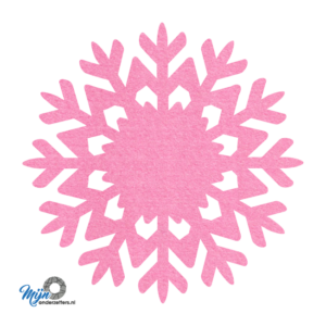 Bestel S1 sneeuwvlok onderzetter vilt