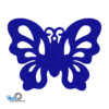 donkerblauwe Unieke vlinder onderzetter vilt van mijnonderzetters.nl webshop
