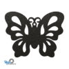 Unieke zwarte vlinder onderzetter vilt van mijnonderzetters.nl webshop