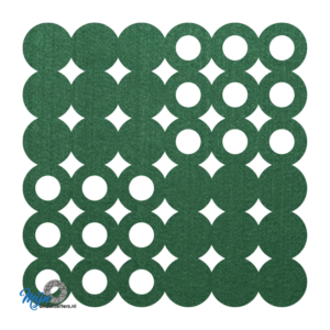 Bestel Open-gesloten rondjes onderzetter vilt