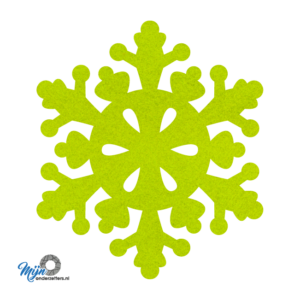 Bestel S2 sneeuwvlok onderzetter vilt