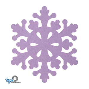 Bestel S2 sneeuwvlok onderzetter vilt