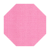 Strak vormgegeven roze vilt pan onderzetter in de vorm van een 8-hoek bij mijnonderzetters.nl webshop