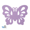 lila Unieke vlinder onderzetter vilt van mijnonderzetters.nl webshop