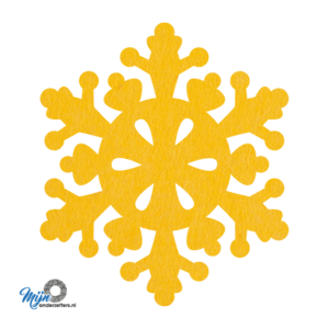 Bestel S2 sneeuwvlok onderzetter vilt