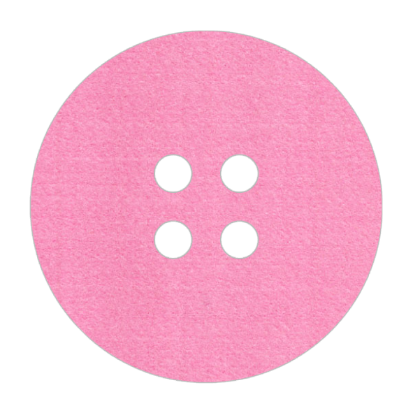 Leuke en modieuze roze onderzetter van vilt in de vorm van een knoop bij mijnonderzetters.nl webshop