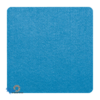 Handige standaard vierkante onderzetter van vilt in de kleur lichtblauw bij mijnonderzetters.nl webshop