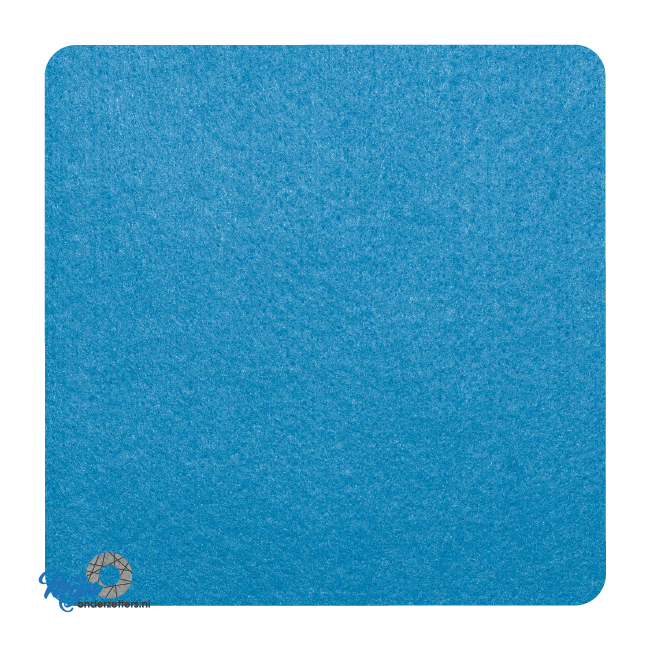 vierkante vilt onderzetter in de kleur lichtblauw bij mijnonderzetters.nl webshop