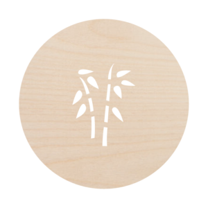 Bestel Bamboo hout onderzetter