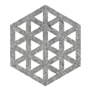 Bestel 6-Hoek hexagon vilten onderzetters
