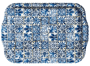 Bestel Mandala dienblad - Delfts blauw