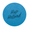 hup holland hup tekst onderzetters voetbal versiering aqua blauw