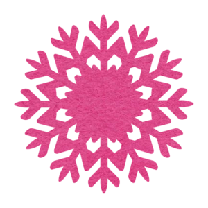 Bestel S1 sneeuwvlok placemat vilt